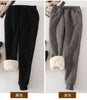 Women Pant Winter Thick Lambskin Cashmere Pants Warm Female Casual Pants Loose Harlan Pants Long Trousers Plus Size Xl  YP1254