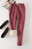 Women Pant Winter Thick Lambskin Cashmere Pants Warm Female Casual Pants Loose Harlan Pants Long Trousers Plus Size Xl  YP1254